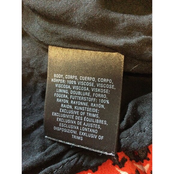 Anthropologie Maeve Amici Rabbit Print Red Dress Size 4 Career - Picture 9 of 12